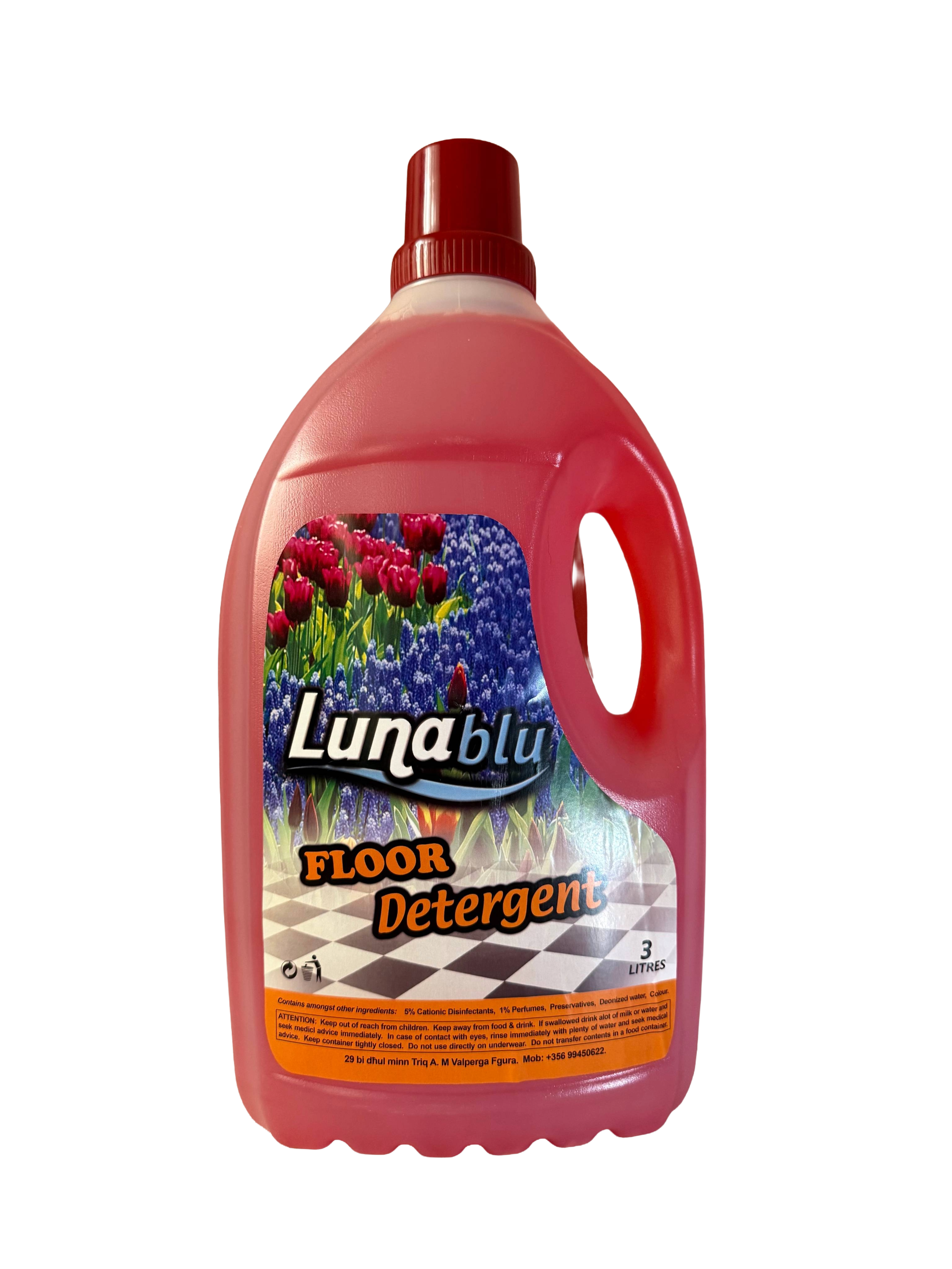 Floor detergent bottle